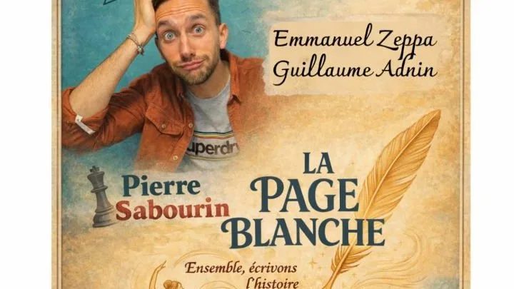 Affiche du spectacle La Page Blanche