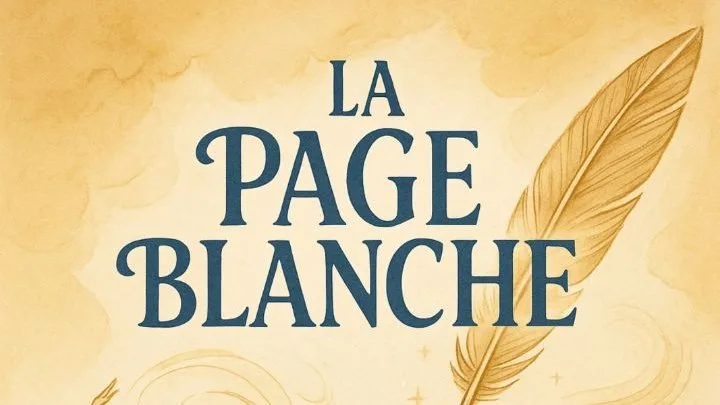 Affiche du spectacle La Page Blanche