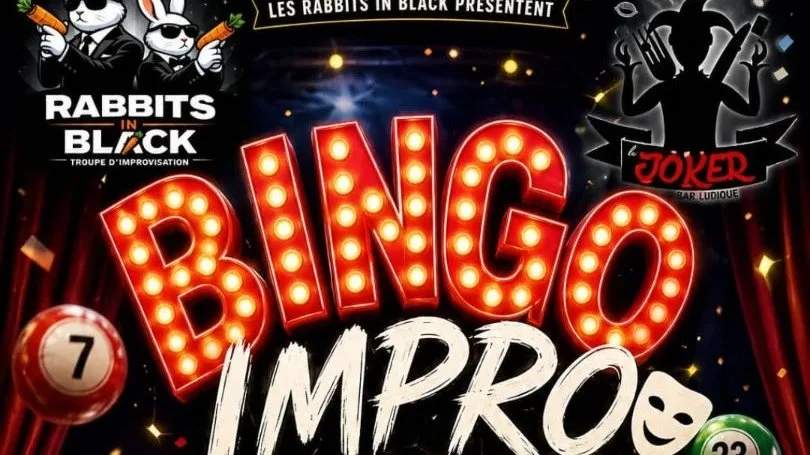 Affiche du spectacle Bingo impro 2ème édition