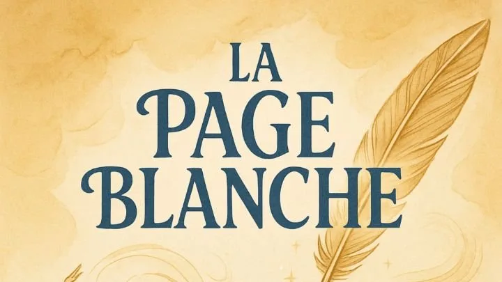 Affiche du spectacle La Page Blanche